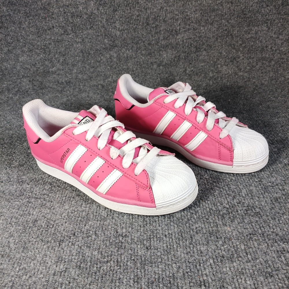 Adidas Superstar Sneakers Women 4.5 Pink White Shell Toe Ortholite